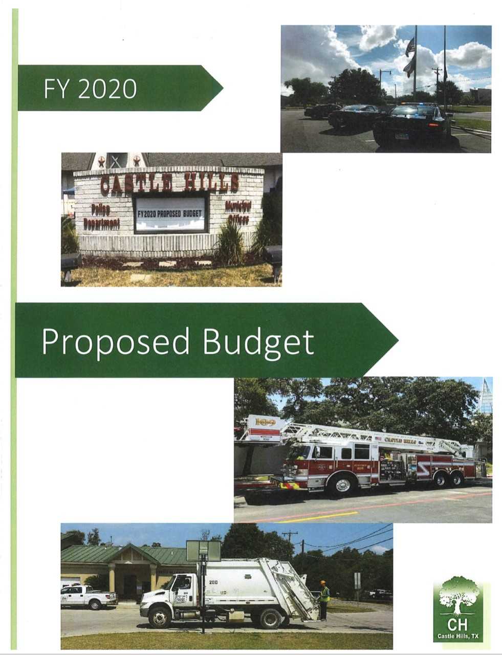 2020 Budget cover