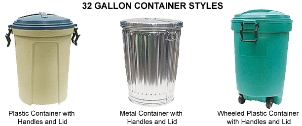 Garbage Can Styles_32 gallon