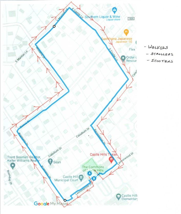 Tour de Castle Hills Community Walk