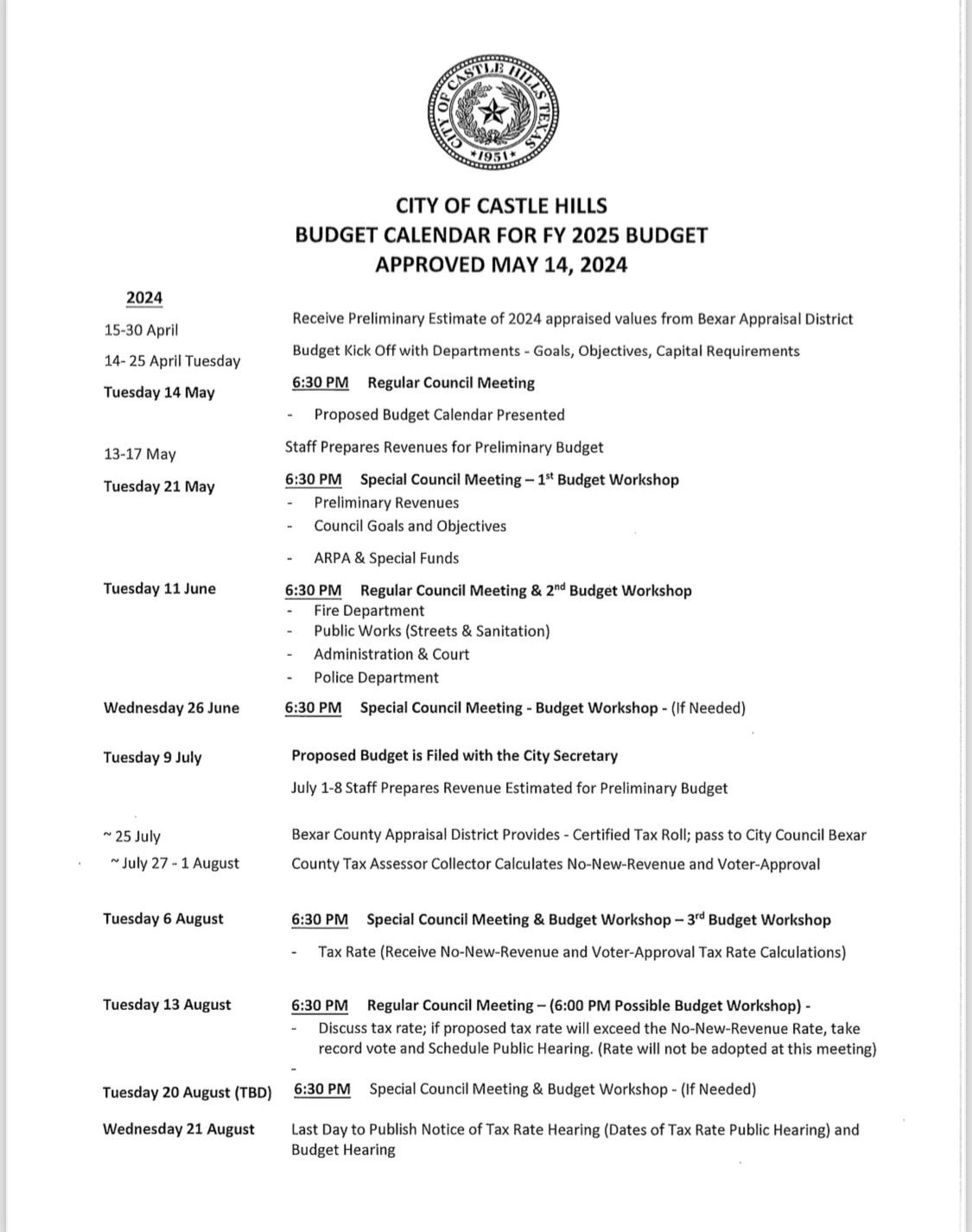 Budget Calendar 2024 pt1